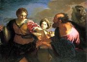 Carlo Maratti Rebecca and Eliezer at the Well oil on canvas